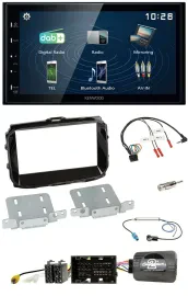 Автомагнитола Kenwood 2DIN, Bluetooth, USB, DAB, для Alfa Romeo Giulietta 2014–2021
