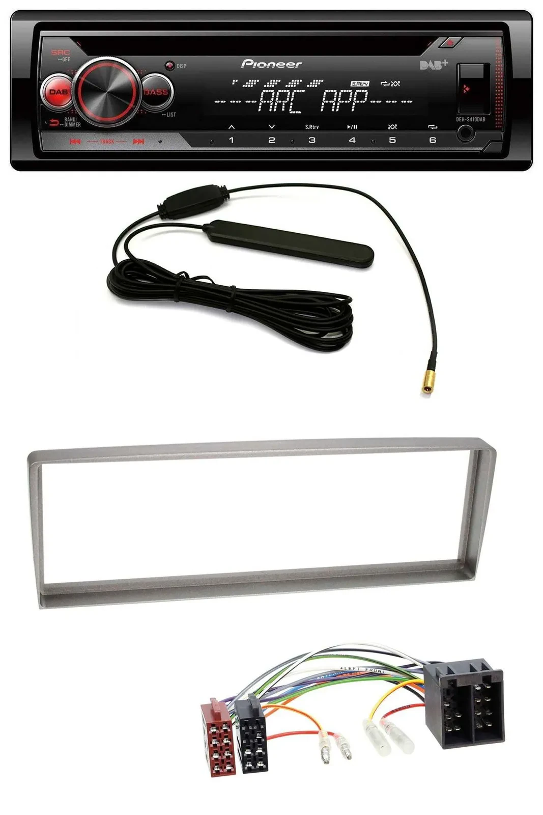 Pioneer CD USB AUX DAB MP3 Autoradio für Alfa Romeo 156 (2003-2005)