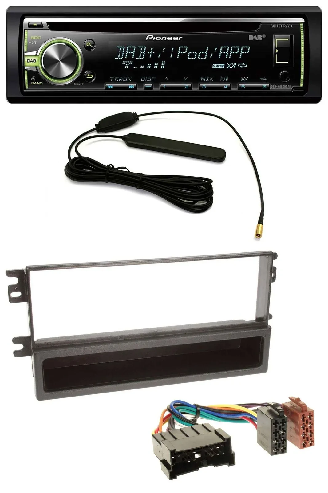 Автомагнитола Pioneer MP3 USB CD DAB AUX для Kia Shuma II, Sephia II, Mentor