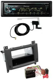 Автомагнитола для Mercedes Pioneer rubbertouch-s MP3, AUX, CD, USB, DAB