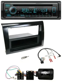 Kenwood Lenkrad Bluetooth DAB USB CD Autoradio für Fiat Bravo 2007-2014