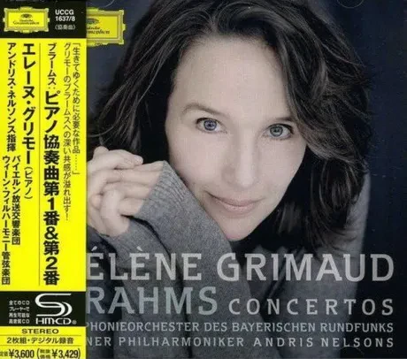 HELENE GRIMAUD, JOHANNES BRAHMS, SYMPHONIE-ORCHESTER DES BAYERISCHEN RUNDFUNKS, WIENER PHILHARMONIKE - Brahms Concertos (2CD, Japan)