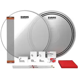 Набор пластиков для малого барабана Evans EC Reverse Dot Snare Tune Up Kit 14 in.