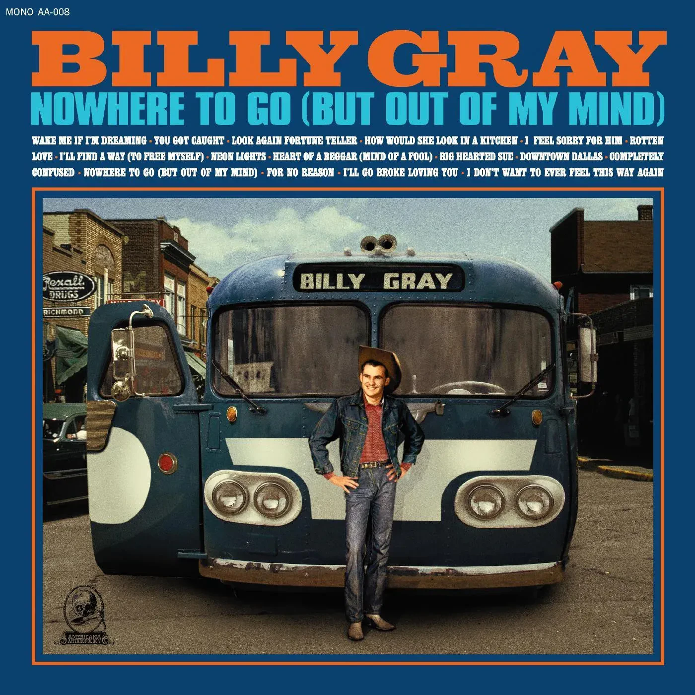 Виниловая пластинка Billy Gray – Nowhere To Go (But Out Of My Mind) (Релиз 2023) Sealed