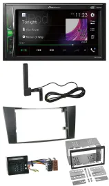 Pioneer MP3 DAB AUX 2DIN Bluetooth Autoradio für Mercedes CLS E-Klasse W211 02-0