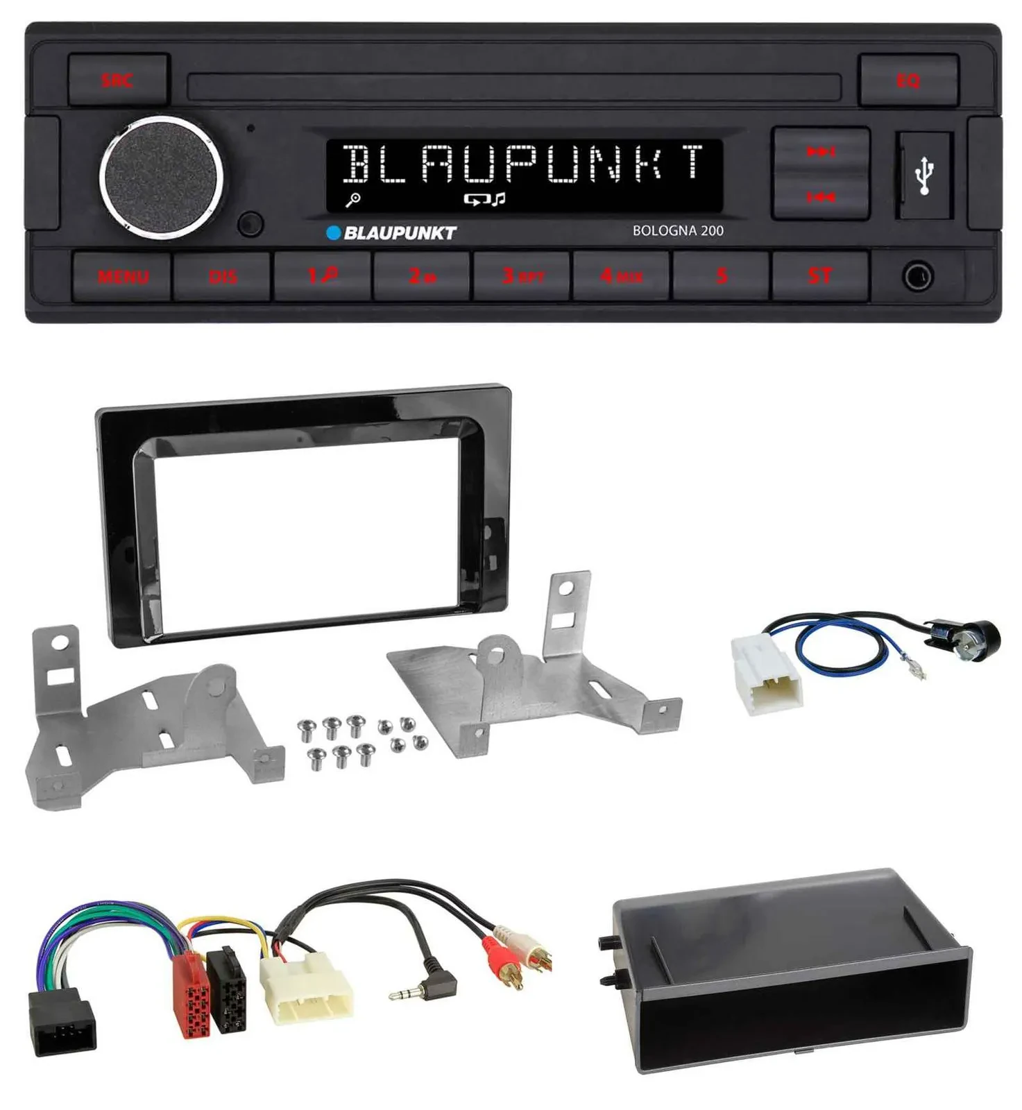 Blaupunkt MP3 AUX USB 1DIN Autoradio für Toyota Aygo (AB7, ab 2022)