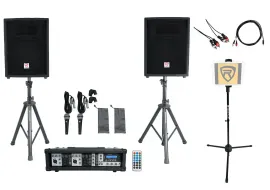 Rockville Dual 10" Android/iphone/ipad/Laptop/TV Youtube Karaoke Machine/System