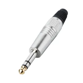 Разъем кабельный Bespeco SS80 jack 6.3 мм, стерео, прямой