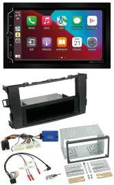 ESX 2DIN DAB USB Lenkrad Bluetooth Autoradio für Toyota Auris 2011-2012 schwarz