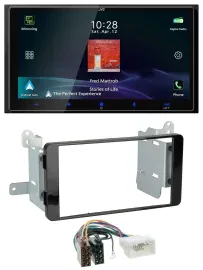 JVC USB Bluetooth 2DIN DAB MP3 Autoradio für Fiat Fullback Mitsubishi L200 ab 20