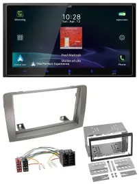 JVC USB Bluetooth 2DIN DAB MP3 Autoradio für Lancia Musa (2004-2012)