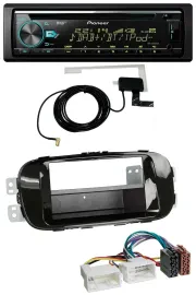 Автомагнитола Pioneer CD/USB/DAB/MP3/AUX для Kia Soul PS (с 2014), глянцевый чёрный