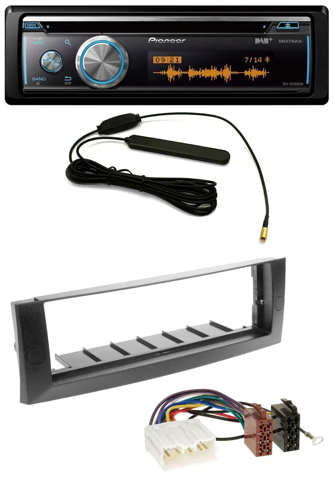 Автомагнитола для Mitsubishi Colt (2004-2008) Pioneer CD USB Bluetooth DAB MP3