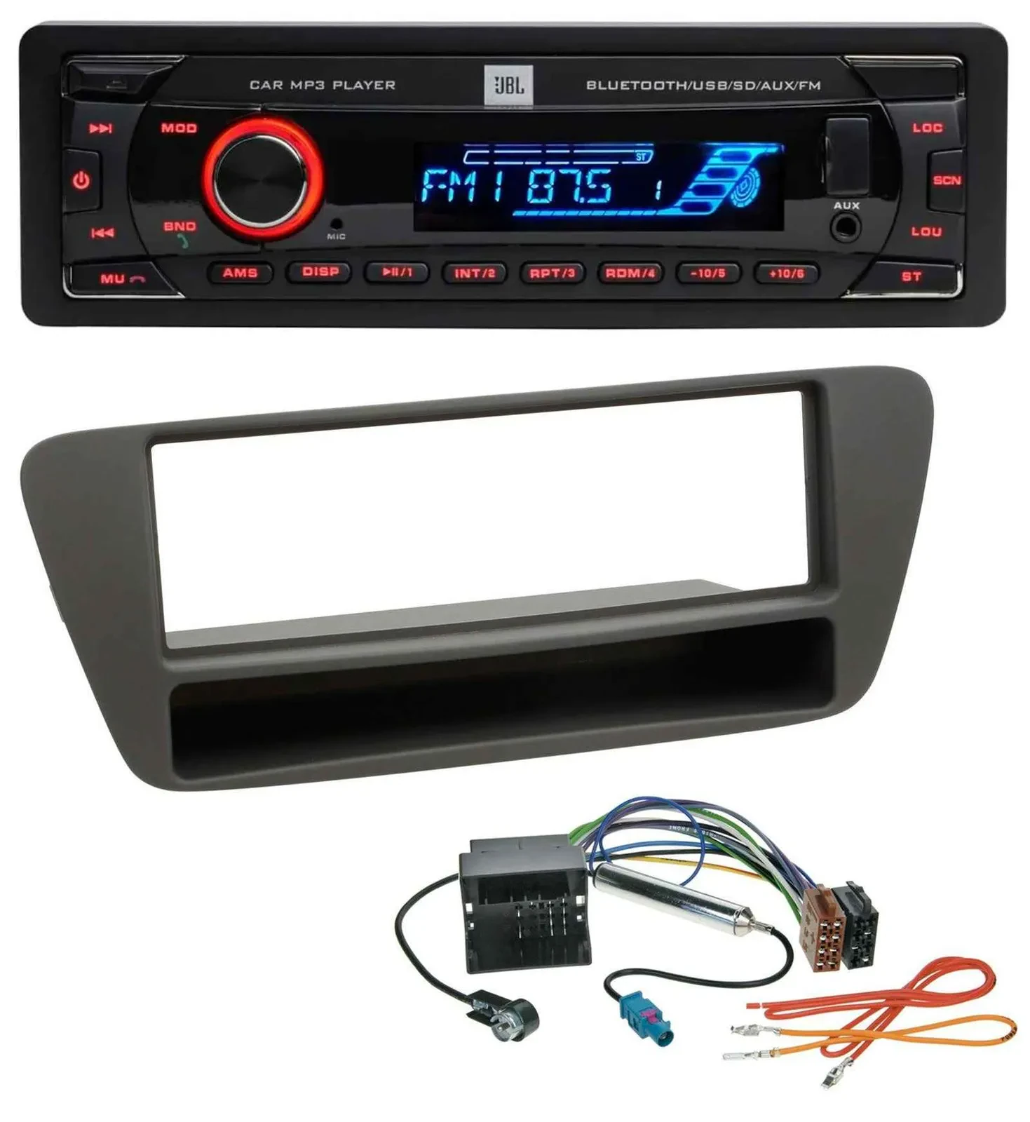JBL AUX MP3 USB Bluetooth SD Autoradio für Audi Q3 (8U, 2011-2018)