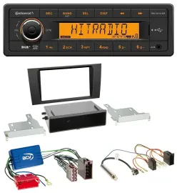 Continental 1DIN DAB MP3 AUX USB Autoradio für Audi A4 B5 99-01 Symphony Aktivsy
