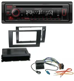 Kenwood MP3 CD USB Bluetooth DAB Autoradio für Audi A4 01-08 B6 B7 Symphony Quad