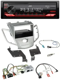Автомагнитола JVC Bluetooth USB DAB для Ford Fiesta 2010–2017 без дисплея