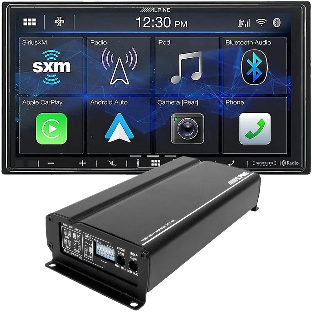 Alpine iLX-407 Shallow Chassis 7-inch Multimedia Receiver with PowerStack