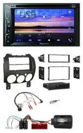 Pioneer Bluetooth 2DIN USB DVD DAB Lenkrad Autoradio für Mazda 2 2007-2014