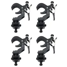 ProX T-QFXPRESSX4 4 Quick 90° Folding Xpress Truss Light Clamp 2" Black