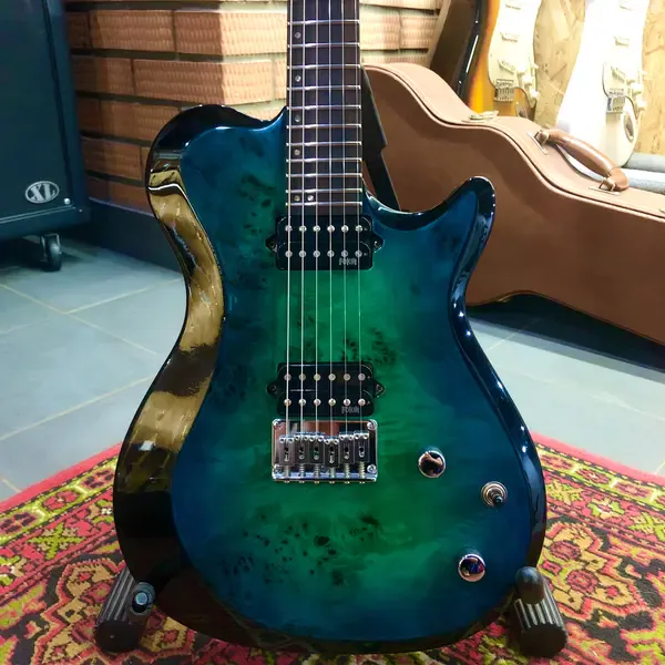 Электрогитара  soROCKin Guitars Moon HH Green Russia 2020
