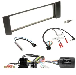 Radioset Lenkradadapter DIN Autoradio für Audi A4 00-09 ISO Fakra teilaktiv