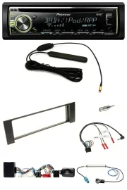 Автомагнитола Pioneer MP3 USB CD DAB для Audi A4 B6 2000–2004, совместима с управлением на руле, для активной системы Bose