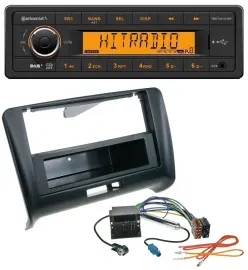 Автомагнитола Continental 1DIN DAB MP3 AUX USB для Audi TT (2006–2014) Quadlock