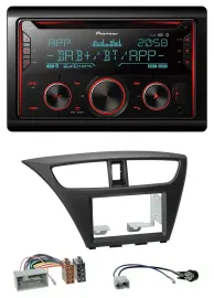 Pioneer 2DIN DAB MP3 Bluetooth USB CD Autoradio für Honda Civic Hatchback ab 12