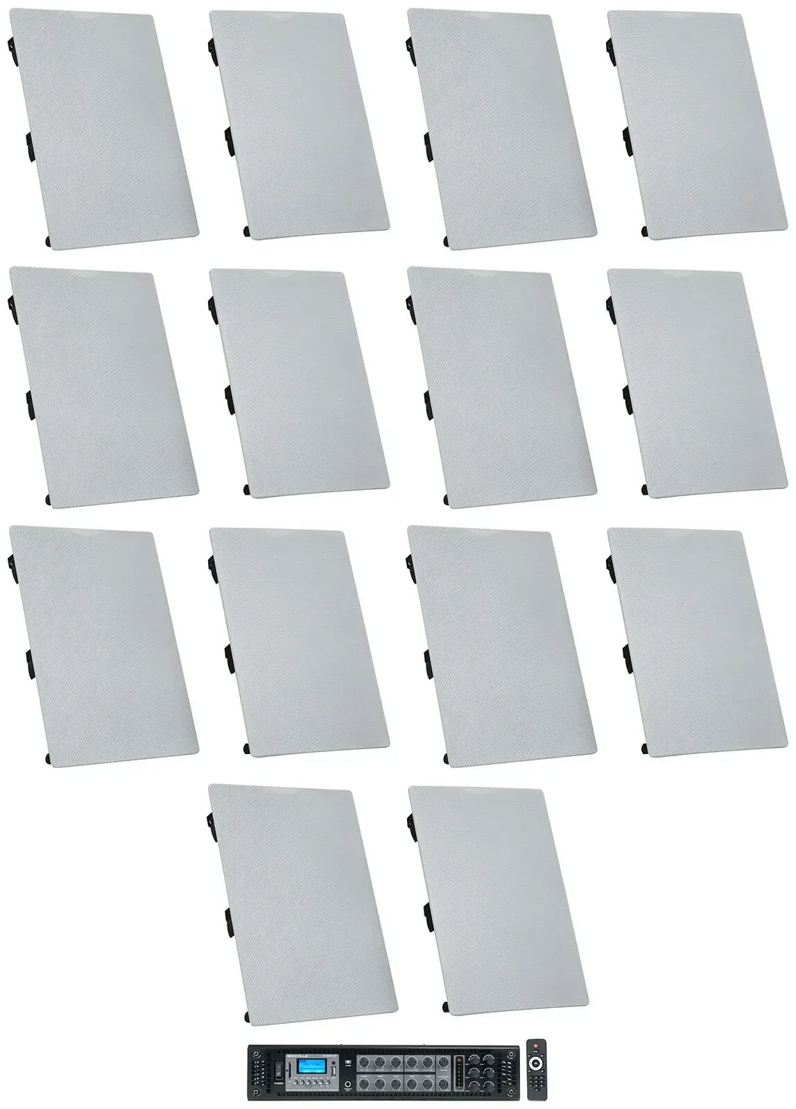 Настенная акустика Rockville RCS650-6+(7) WA6570 White с усилителем (14 штук)