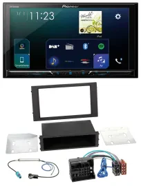 Pioneer MP3 Bluetooth USB 2DIN DAB Autoradio für Seat Leon (ab 2014)