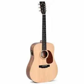 Электроакустическая гитара Sigma Guitars DM7E 7-Strings Dreadnought Satin Natural