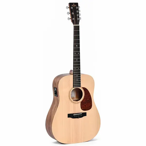 Электроакустическая гитара Sigma Guitars DM7E 7-Strings Dreadnought Satin Natural