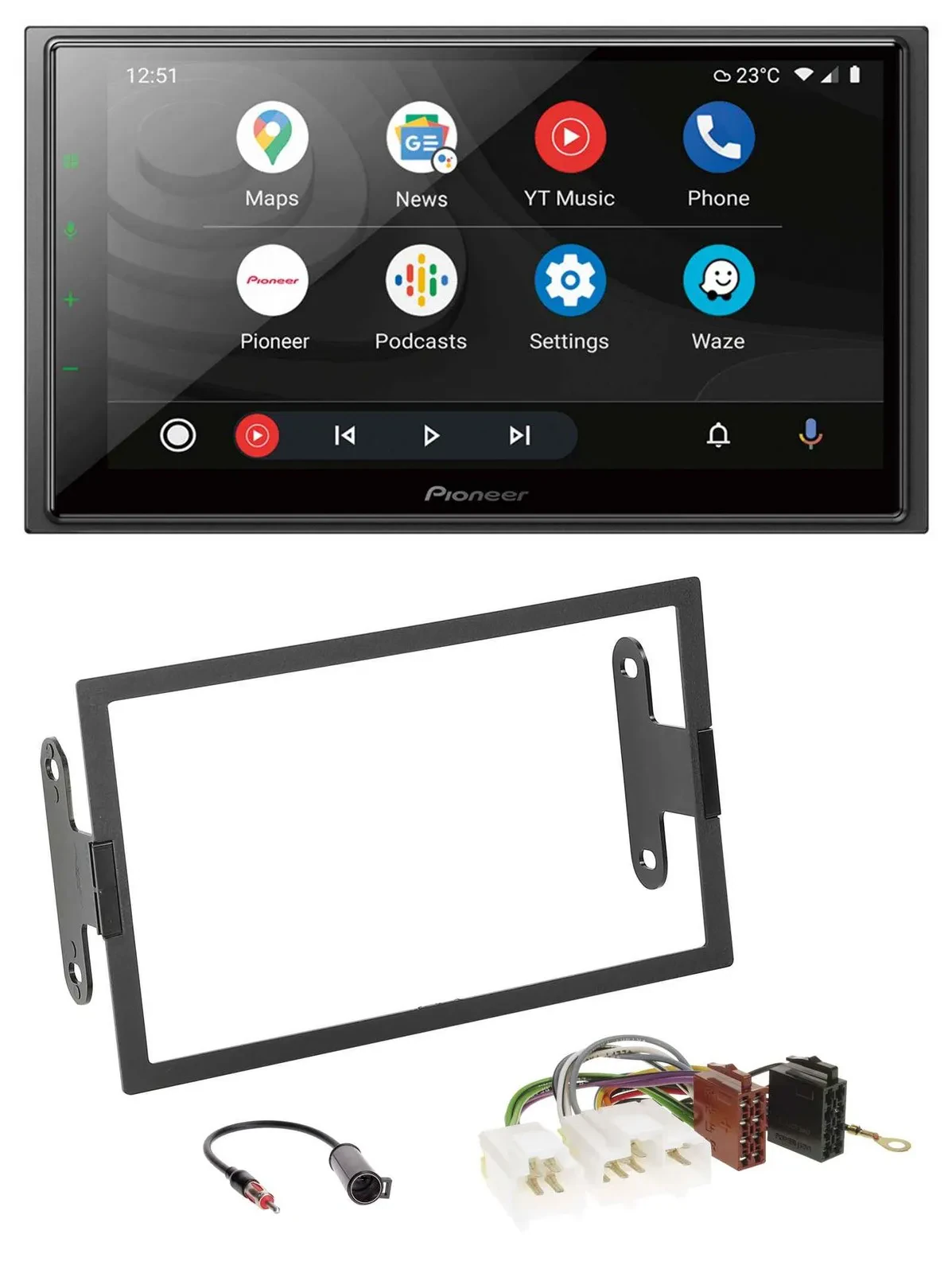 Pioneer USB 2DIN DAB MP3 Bluetooth Autoradio für Nissan 200 SX 1994-1998 240 SX