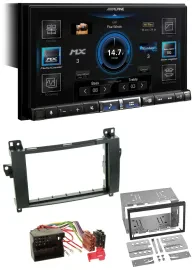 Alpine DAB 2DIN USB Bluetooth MP3 Autoradio für Mercedes B-Klasse T245 05-11
