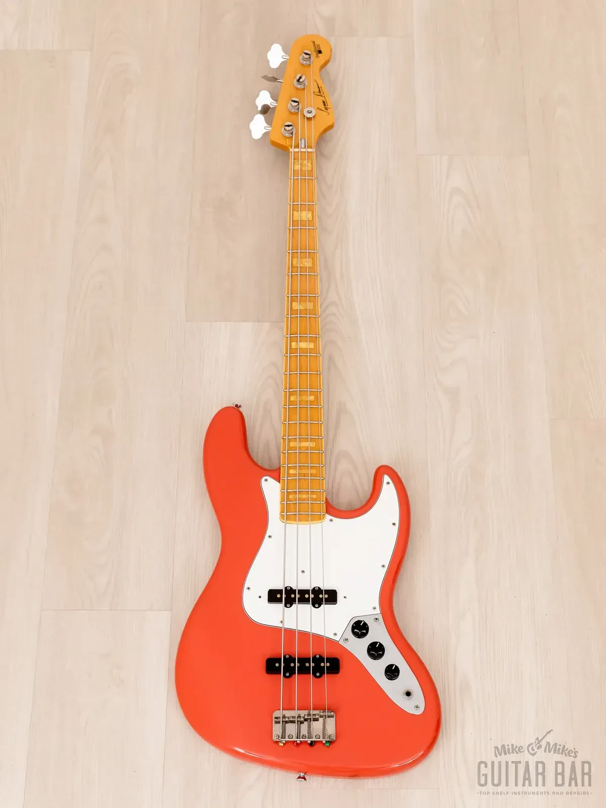Бас-гитара Seymour Duncan Jazz Bass DJ-110M75 JJ Fiesta Red w/gigbag Japan 2001