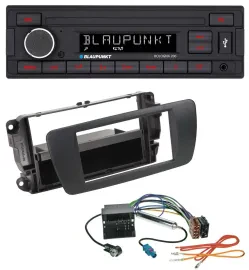 Blaupunkt MP3 AUX USB 1DIN Autoradio für Seat Ibiza 6J ab 08 nitschwarz AN1