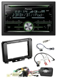 Автомагнитола для Suzuki Jimny GJ (с 2018) Pioneer 2DIN, CD, USB, Bluetooth, DAB, поддержка кнопок на руле