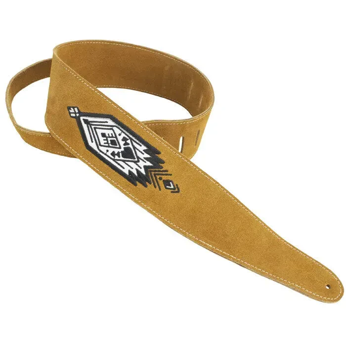 Ремень для гитары Henry Heller HP25ES-05 Leather Series Azteca