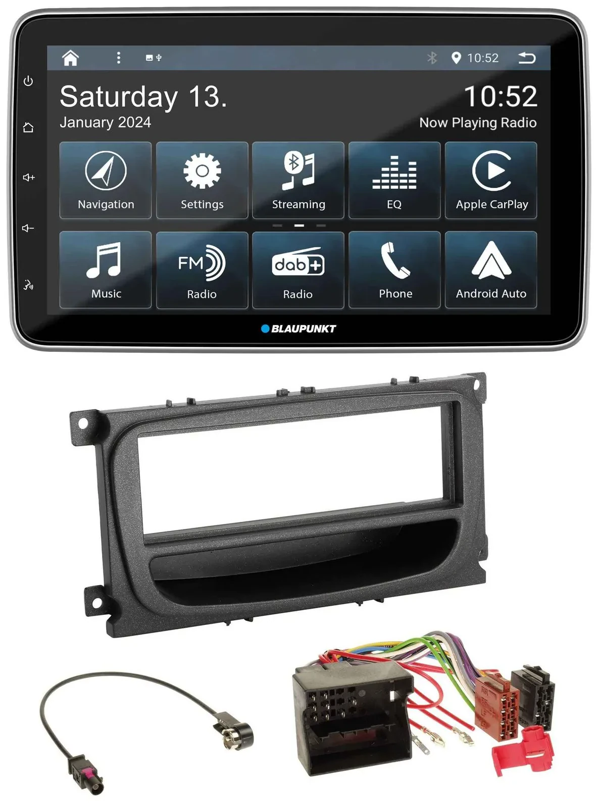 Автомагнитола Blaupunkt USB DAB SD MP3 Bluetooth для Ford Mondeo/S-Max 2007–2014