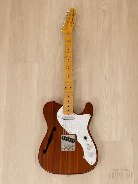 Электрогитара полуакустическая Fender Telecaster Thinline 1970 Vintage Reissue TN70/MAHO SS Mahogany w/gigbag Japan 2014