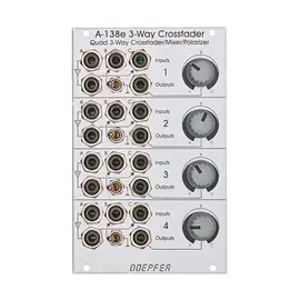 Модульный студийный синтезатор Doepfer A-138E Quad 3-Way Crossfader/ Mixer/ Polarizer - Mixer Modular Synthesiz