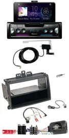 Pioneer DAB Bluetooth Lenkrad USB Autoradio für Hyundai i20 09-11 schwarz Rubber