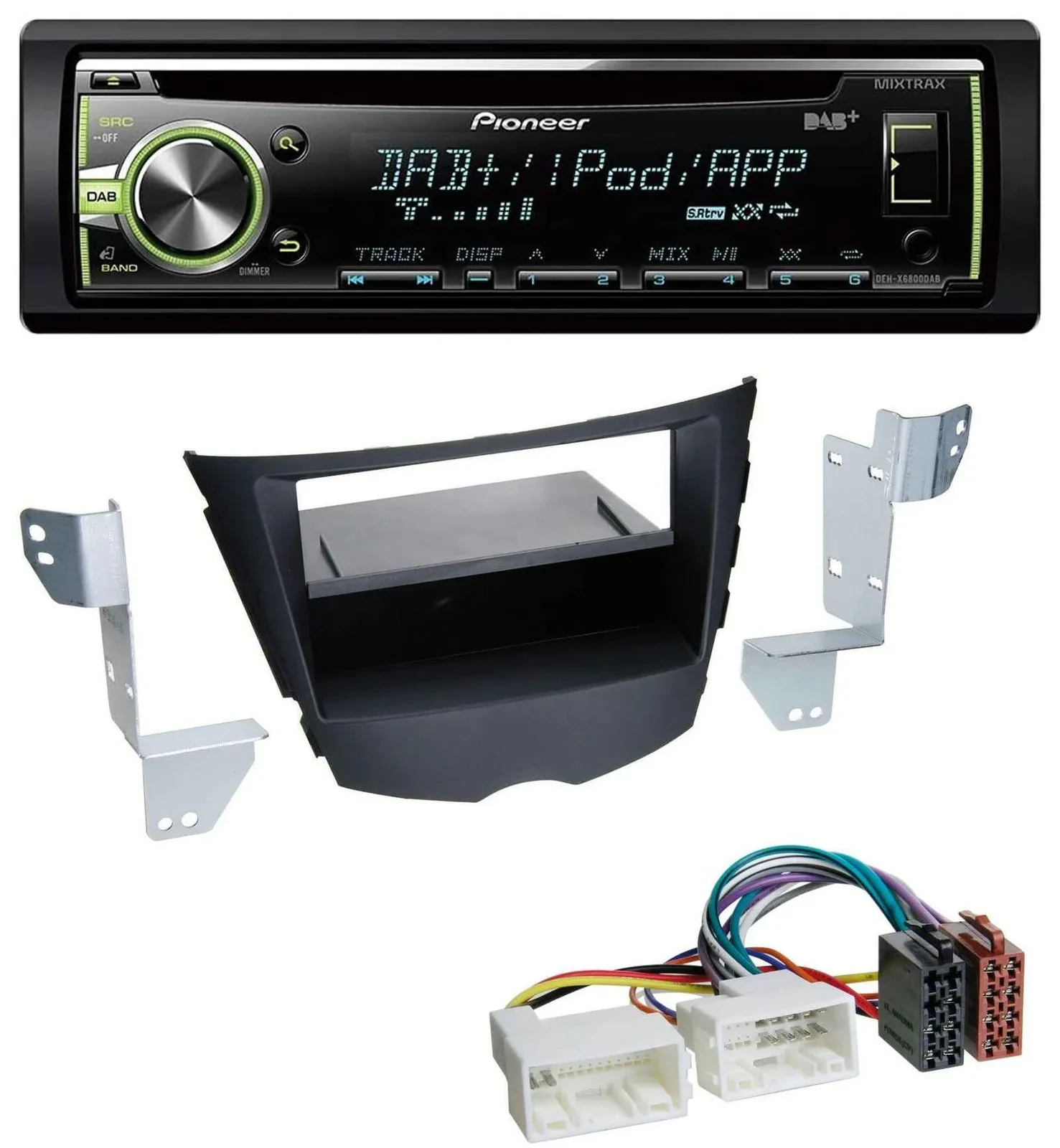 Автомагнитола Pioneer DAB USB MP3 AUX CD для Hyundai Veloster (с 2011)