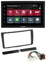 Blaupunkt 2DIN MP3 USB Bluetooth DAB Autoradio für Toyota Hilux (ab 2011)