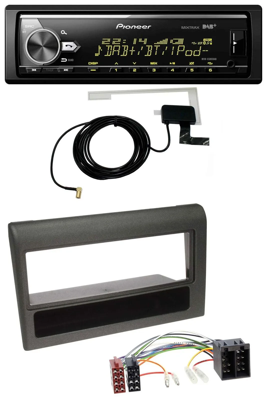 Pioneer Bluetooth DAB USB MP3 Autoradio für Alfa Romeo 155 Lancia Dedra Delta 19