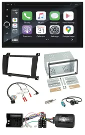 Blaupunkt DAB USB Bluetooth Lenkrad 2DIN TMC Navigation für Mercedes SLK R171 20