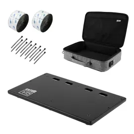 Gator GV-TL1710-GB Vertex Travel Lite Pedalboard, 17" x 10" w/ Padded Gig Bag