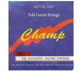 Струны для акустической гитары Champ CAG-12 A/G 12L 10-47
