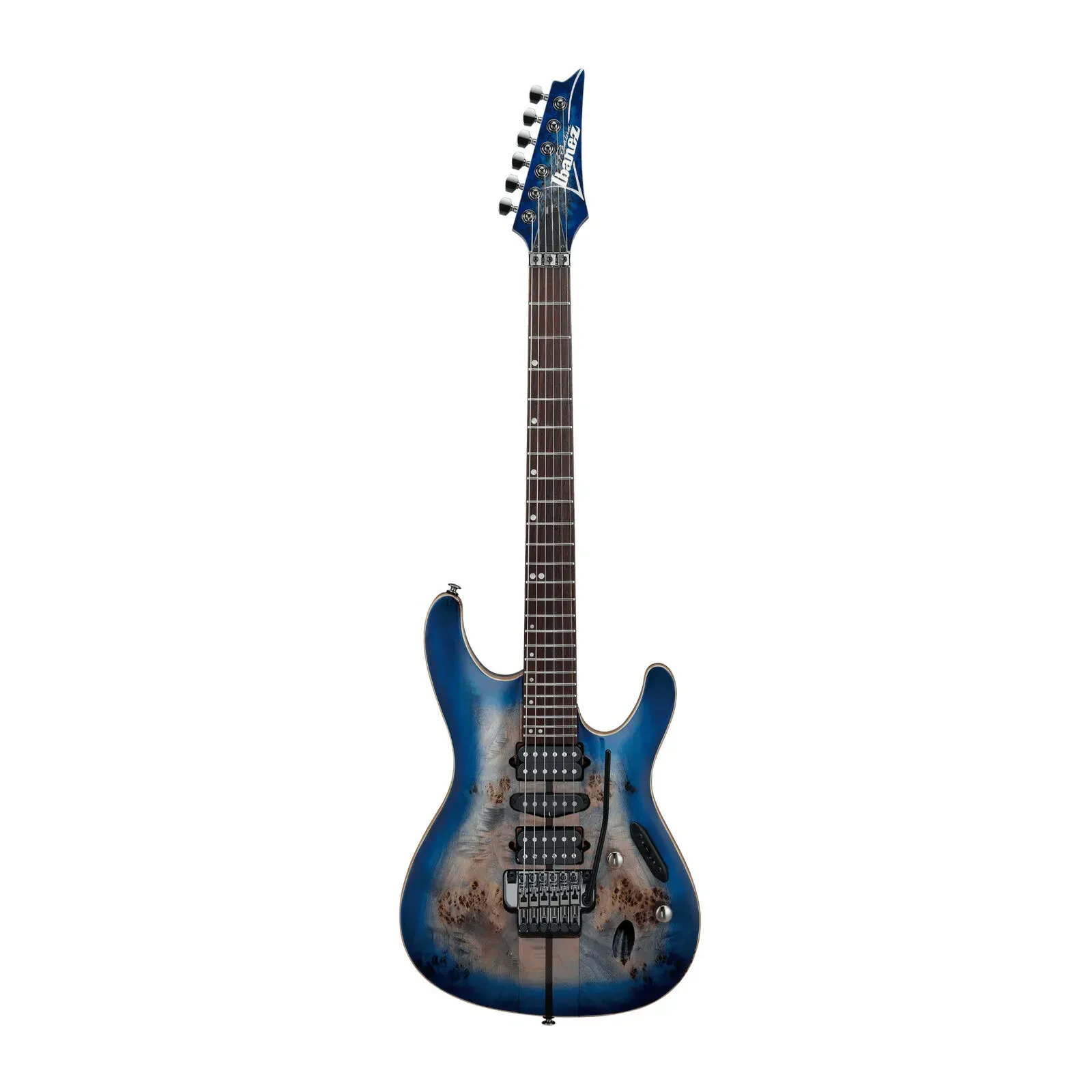 Ibanez S Premium 6-String Electric Guitar with Bag (Cerulean Blue Burst) Grade A